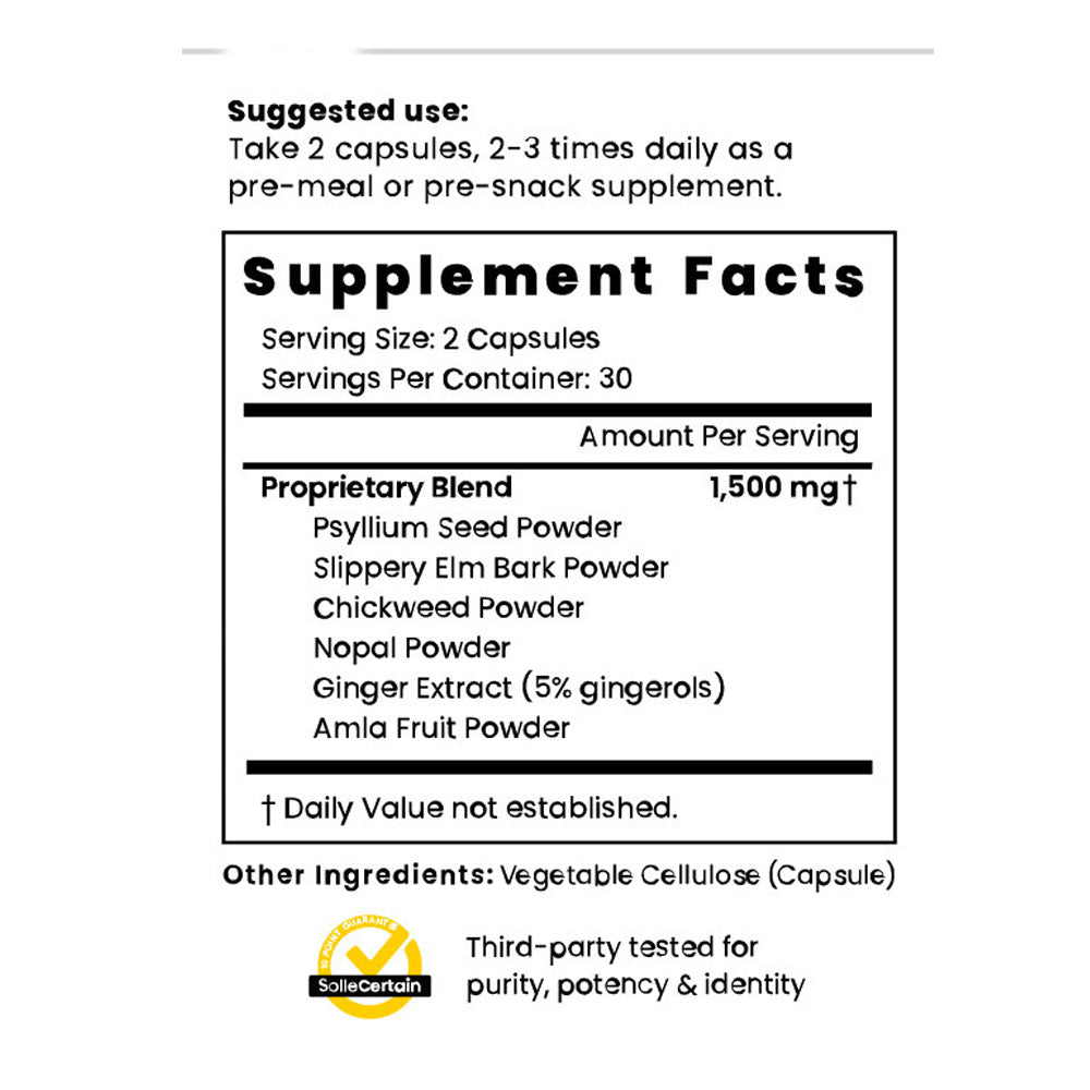 Minify by Solle Naturals label with ingredients and suggested use